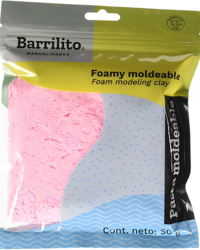 FOAMY MOLDEABLE ROSADO BARRILITO 50GR