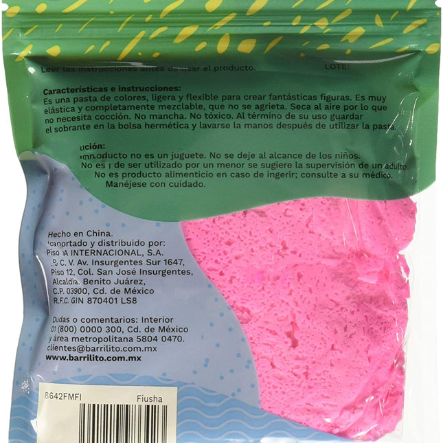 FOAMY MOLDEABLE FUCSIA NEON BARRILITO 50GR