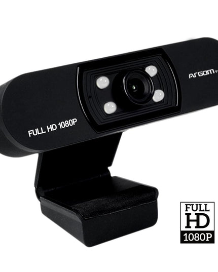 CAMARA WEB ARGOM CAM50 FULL HD 1080P CON MICROFONO Y LED