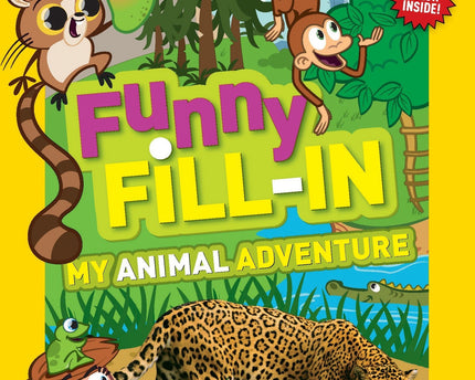 LIBRO FUNNY FILL IN MY ANIMAL ADVENTURE