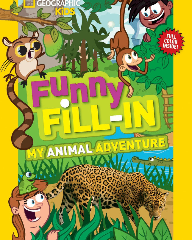 LIBRO FUNNY FILL IN MY ANIMAL ADVENTURE