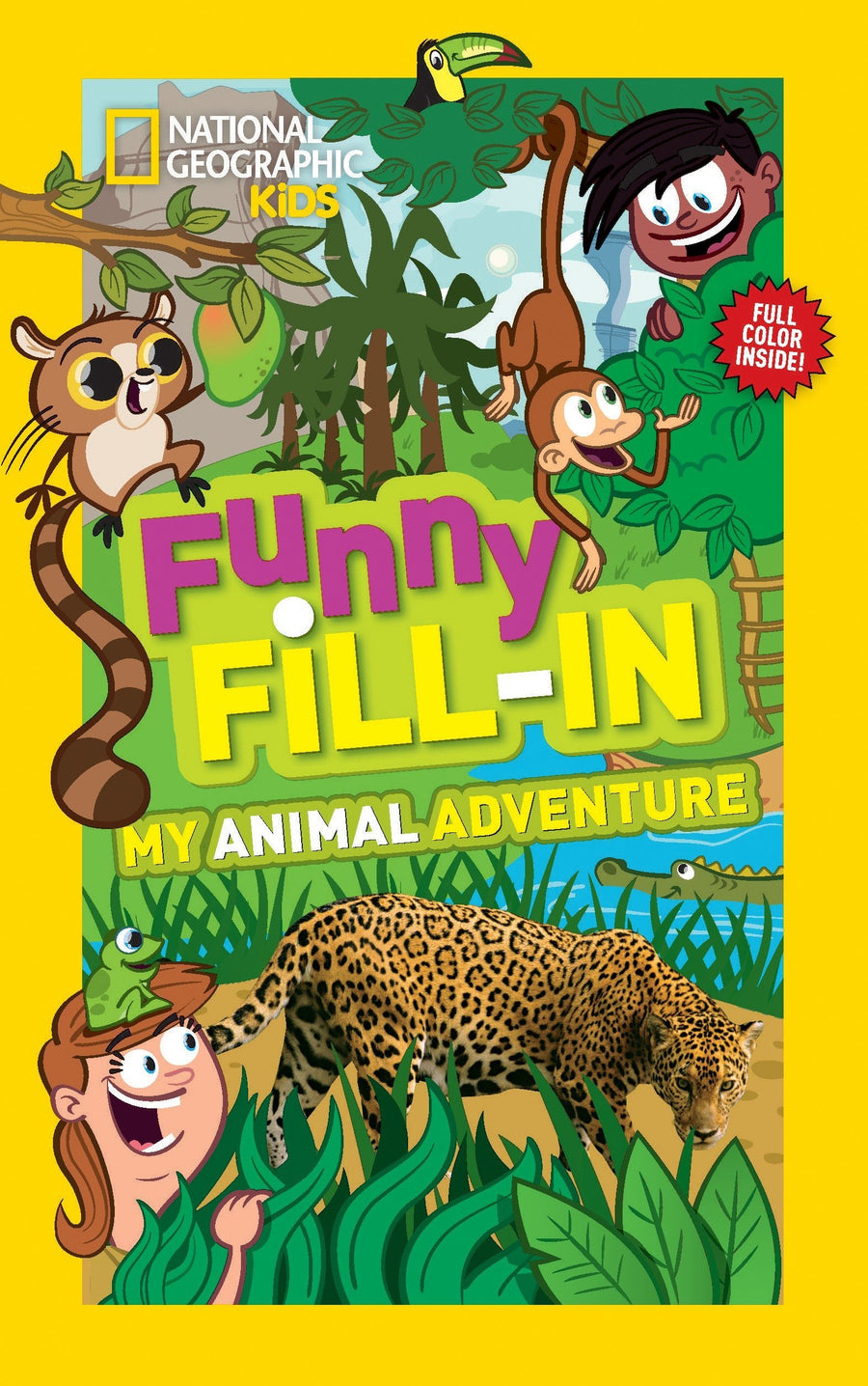 LIBRO FUNNY FILL IN MY ANIMAL ADVENTURE