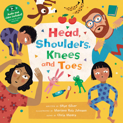 LIBRO HEAD, SHOULDERS, KNEES AND TOES W/ AUDIO AND VIDEO