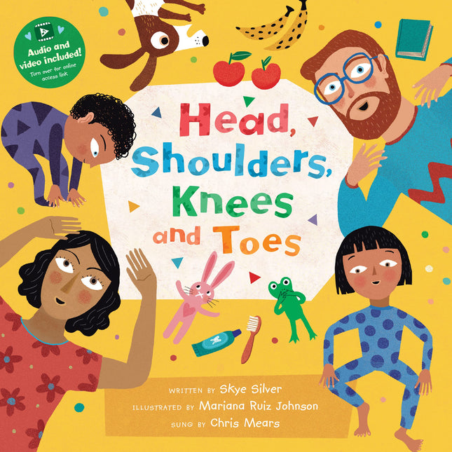 LIBRO HEAD, SHOULDERS, KNEES AND TOES W/ AUDIO AND VIDEO