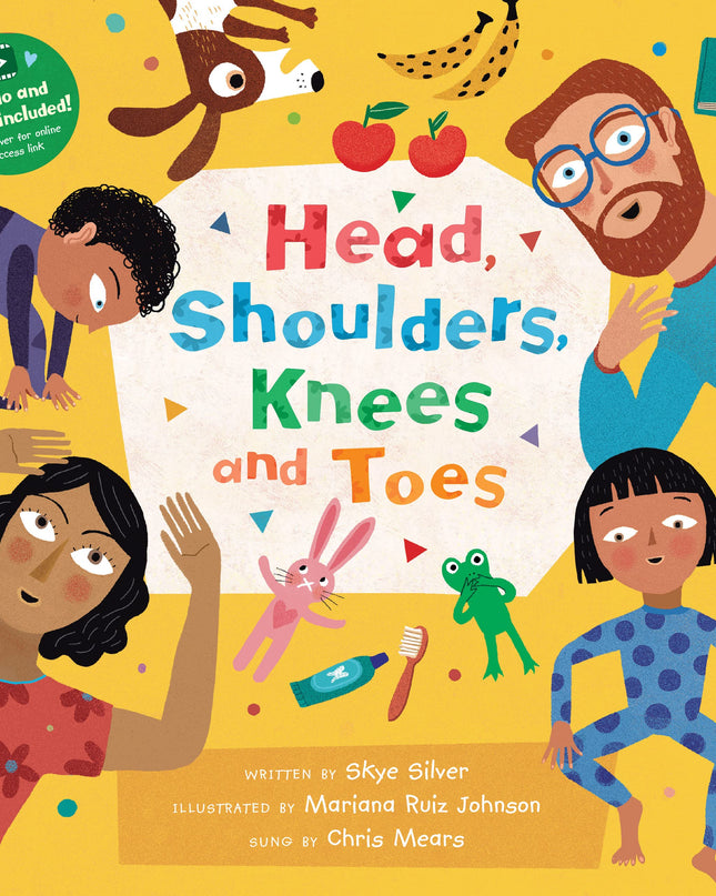 LIBRO HEAD, SHOULDERS, KNEES AND TOES W/ AUDIO AND VIDEO