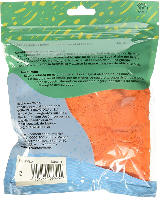 FOAMY MOLDEABLE NARANJA BARRILITO 50GR