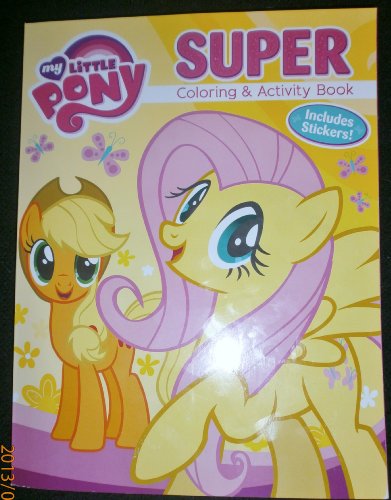 LIBRO COLOREAR MY LITTLE PONY ACT/STK