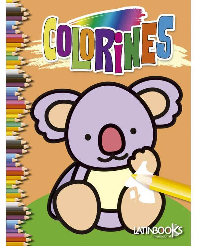 LIBRO COLORINES-TAPA NARANJA