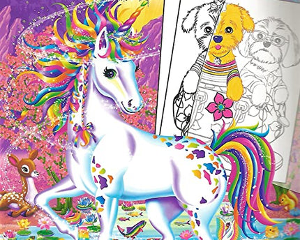 LIBRO DE COLOREAR LISA FRANK COLOR AND TRACE