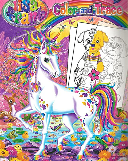 LIBRO DE COLOREAR LISA FRANK COLOR AND TRACE