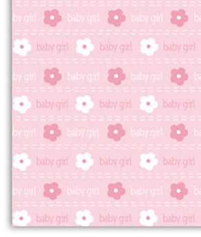 PAPEL DE REGALO BABY-NIÑA 19"X25"