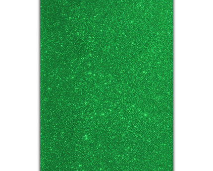 CARTULINA GLITTER VERDE PLIEGO