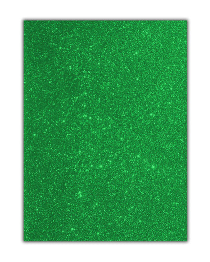 CARTULINA GLITTER VERDE PLIEGO
