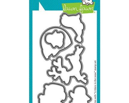 LAWN FAWN - DIES CRITTERS IN THE SNOW