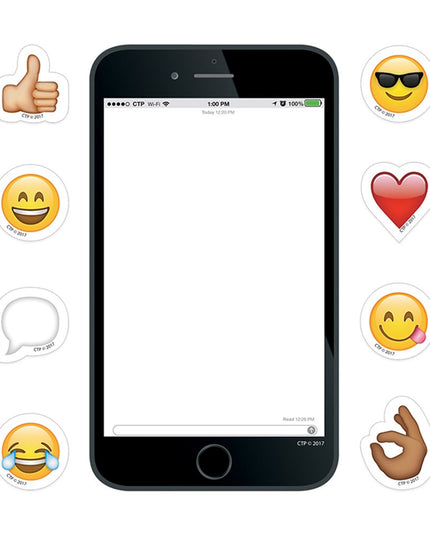CUT-OUTS EMOJI SAMRT PHONE