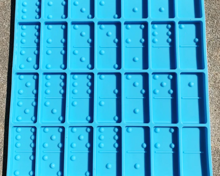MOLDE DE SILICONA P/ DOMINO