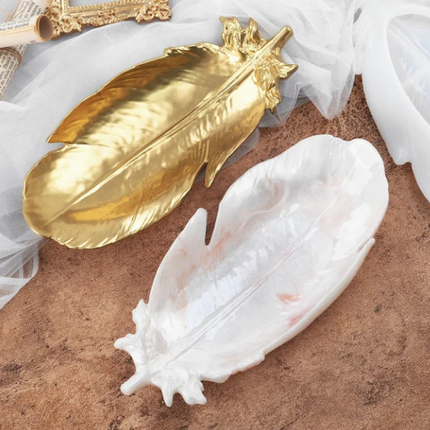 MOLDE DE SILICONA FORMA DE PLUMA