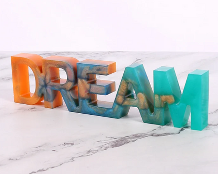 MOLDE DE SILICONA PALABRA DREAM