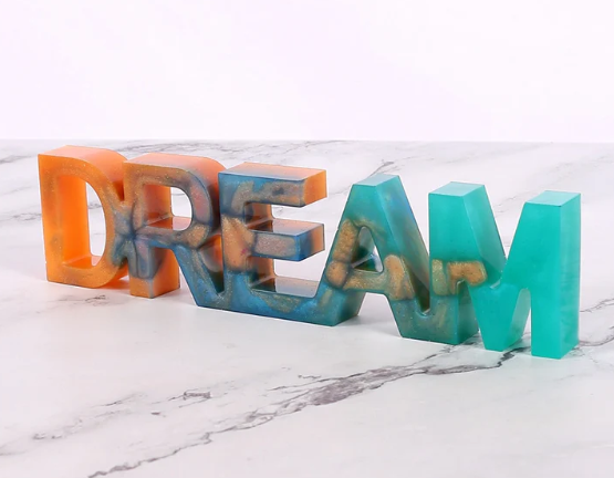 MOLDE DE SILICONA PALABRA DREAM