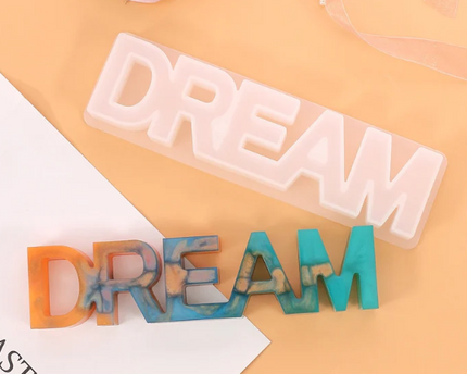 MOLDE DE SILICONA PALABRA DREAM