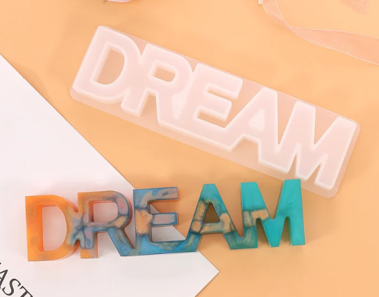 MOLDE DE SILICONA PALABRA DREAM