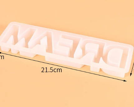 MOLDE DE SILICONA PALABRA DREAM