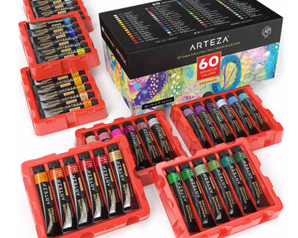 SET DE TEMPERAS ARTEZA 60CLRS