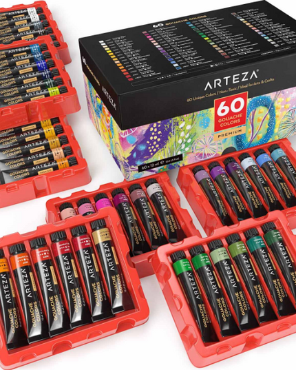SET DE TEMPERAS ARTEZA 60CLRS