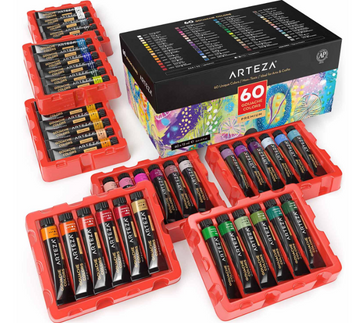 SET DE TEMPERAS ARTEZA 60CLRS