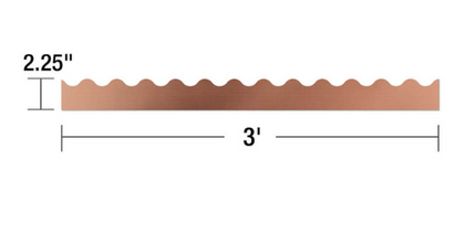 BORDER ROSE GOLD FOIL