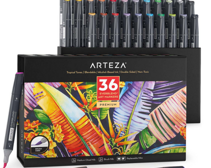 MARCADORES TROPICAL DOBLE PUNTA 36UND