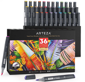MARCADORES TROPICAL DOBLE PUNTA 36UND