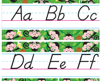 BULLETIN MONKEY MISCHIEF JUMBO ALPHABET