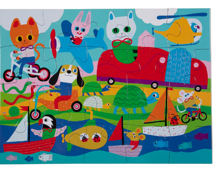 ROMPECABEZA PETS IN MOTION 20PZS