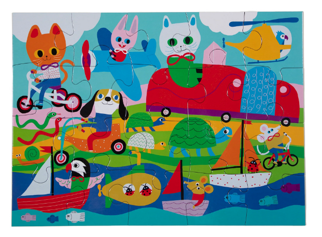 ROMPECABEZA PETS IN MOTION 20PZS