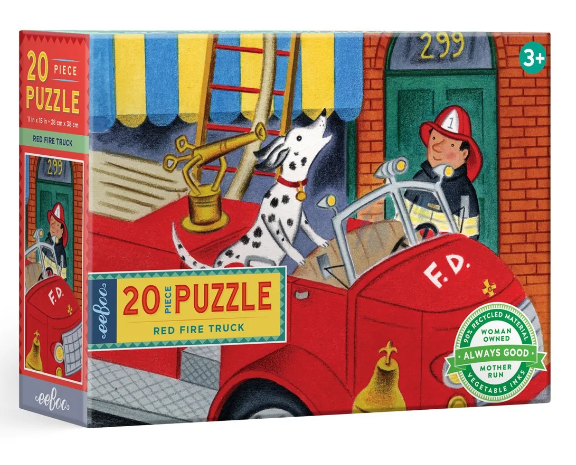 ROMPECABEZA RED FIRE TRUCK 20PZS