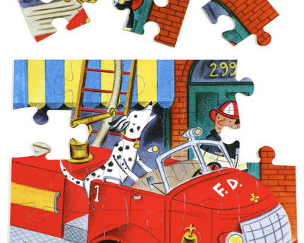 ROMPECABEZA RED FIRE TRUCK 20PZS