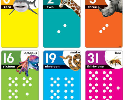 BULLETIN LEARNING SET ANIMALS COUNT 0-31