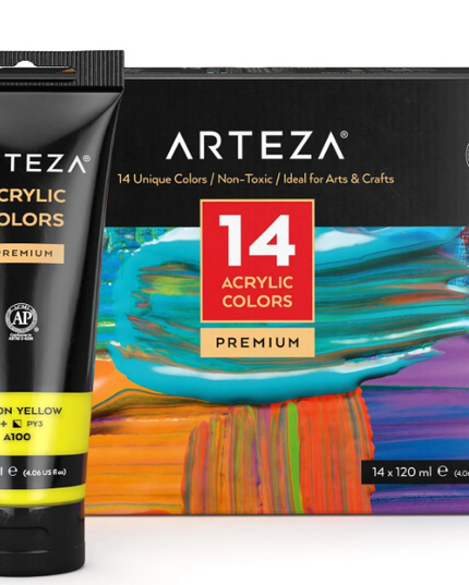 PINTURA ACRILICA EN TUBO COLORES VARIOS 4OZ. 14 UND