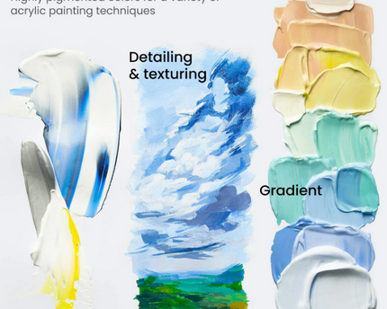 PINTURA ACRILICA EN TUBO COLORES VARIOS 4OZ. 14 UND