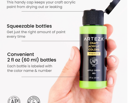 PINTURA ACRYLICA 20 UND 60 ML