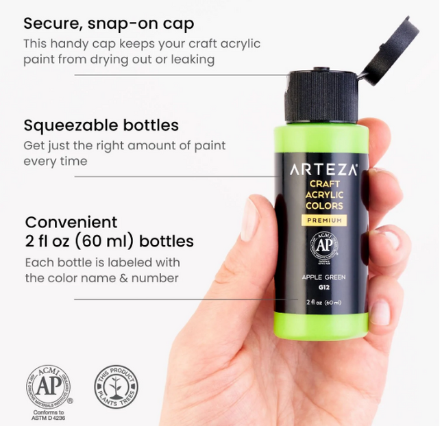 PINTURA ACRYLICA 20 UND 60 ML