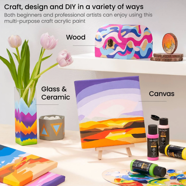 PINTURA ACRYLICA 20 UND 60 ML