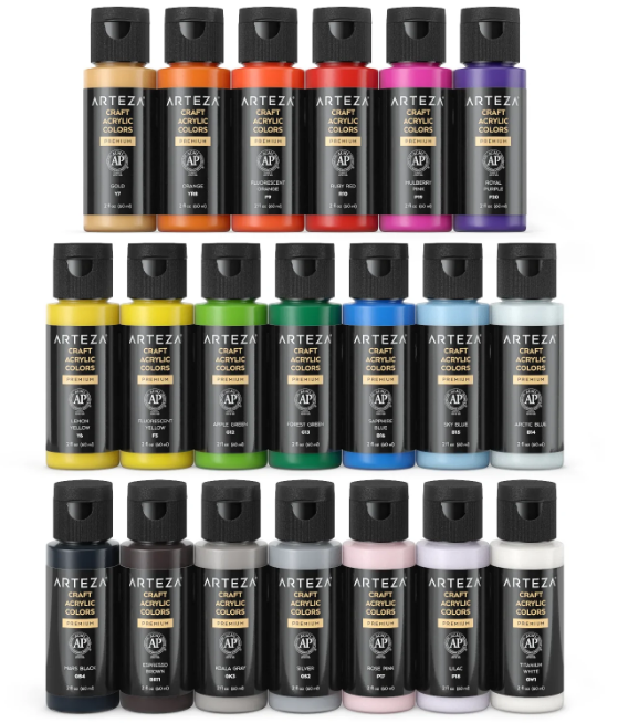 PINTURA ACRYLICA 20 UND 60 ML