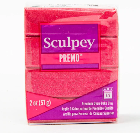 PASTA P/ PARA HORNEAR POLYMER MAGENTA PEARL 2 OZ. PREMO