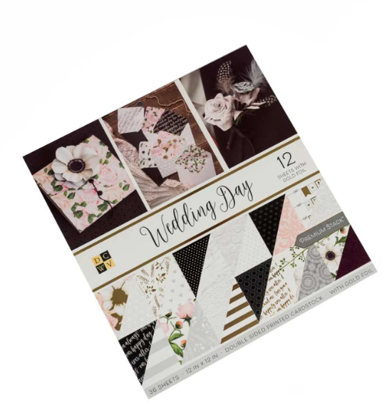 SET DE  PAPEL PARA SCRAPBOOK WEDDING