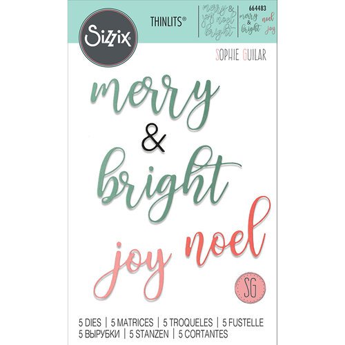 SIZZIX - DIES FRASES DE INVIERNO