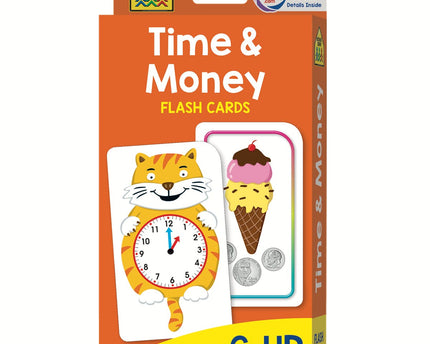 FLASH CARDS TIME & MONEY SCHOOL ZONE
