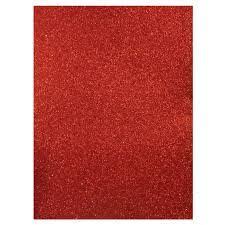 FOAMY GLITTER ROJO TAMAÑO CARTA