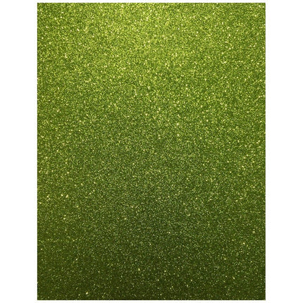 FOAMY GLITTER VERDE LIMON TAMAÑO CARTA